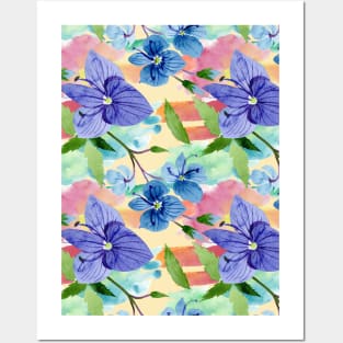 Veronica blue flower #4 Posters and Art